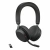 Jabra Evolve2 75 - USB-A UC with Desk Stand - Black - Image 3