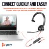 POLY Blackwire 3315 Monaural USB-C Headset +3.5mm Plug +USB-C/A Adapter - Image 4