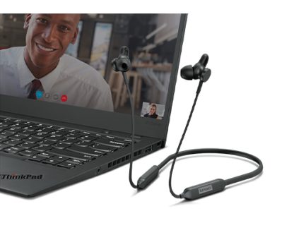 Lenovo 4XD1B65028 headphones/headset Wired & Wireless In-ear Calls/Music Micro-USB Bluetooth Black - Image 2