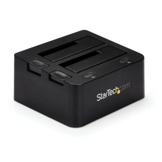 StarTech.com Dual-Bay USB 3.0 to SATA and IDE Hard Drive Docking Station, USB Hard Drive Dock, External 2.5/3.5" SATA I/II/III a