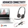 POLY Blackwire 3225 Stereo USB-C Headset +3.5mm Plug +USB-C/A Adapter (Bulk) - Image 5