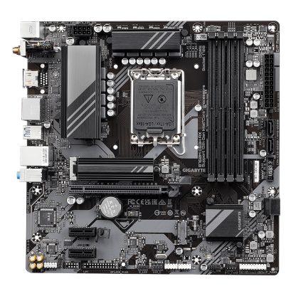 GIGABYTE B760M DS3H AX Motherboard - Supports Intel Core 14th Gen CPUs, 6+2+1 Phases Digital VRM, up to 7600MHz DDR5 (OC), 2xPC - Image 3