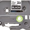 Brother TZE-335 label-making tape White on black TZ - Image 2