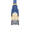StarTech.com 1m CAT6a Ethernet Cable - 10 Gigabit Shielded Snagless RJ45 100W PoE Patch Cord - 10GbE STP Network Cable w/Strain - Image 4