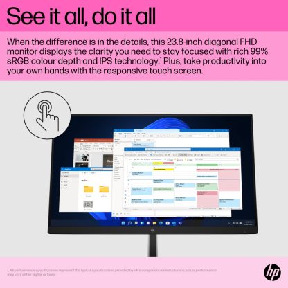 HP E24t G5 FHD Touch Monitor - Image 5