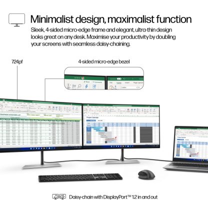 HP Series 7 Pro 23.8 inch FHD Monitor - 724pf - Image 6