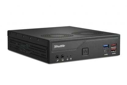 Shuttle Slim PC DH770 , S1700, 2x HDMI, 2x DP , 2x 2.5G LAN, 2x COM, 8x USB, 1x 2.5", 2x M.2, 24/7 permanent operation, incl. V - Image 3