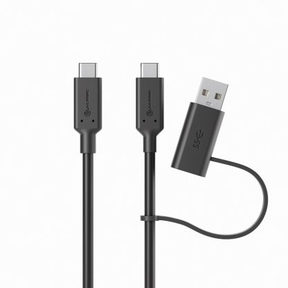 ALOGIC Elements Series USB-C to USB-C Cable with USB-A Adapter - 1.2m - Male-Male - 5A/10Gbps - Image 2