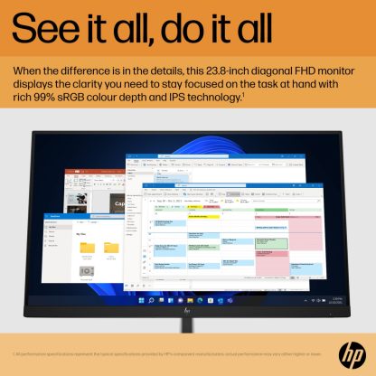 HP E-Series E24 G5 FHD Monitor - Image 8