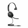 Jabra Evolve2 40 SE Headset Wired Head-band Calls/Music USB Type-A Black - Image 3