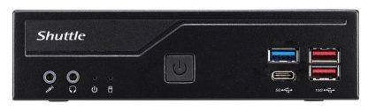 Shuttle Slim PC DH770 , S1700, 2x HDMI, 2x DP , 2x 2.5G LAN, 2x COM, 8x USB, 1x 2.5", 2x M.2, 24/7 permanent operation, incl. V - Image 2