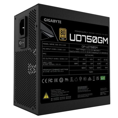 GIGABYTE GP-UD750GM power supply unit 750 W 20+4 pin ATX ATX Black - Image 5
