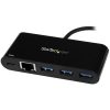 StarTech.com 3 Port USB-C Hub with Gigabit Ethernet & 60W Power Delivery Passthrough Laptop Charging - USB-C to 3x USB-A (USB 3. - Image 3