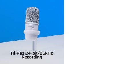 HyperX SoloCast - USB Microphone (White) Game console microphone - Image 6