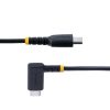 StarTech.com 6ft (2m) USB C Charging Cable Right Angle - 60W PD 3A - Heavy Duty Fast Charge USB-C Cable - Black USB 2.0 Type-C - - Image 8