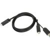 Targus ACC1135GLX USB cable USB 3.2 Gen 1 (3.1 Gen 1) 1.8 m USB C Black