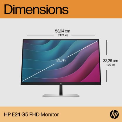 HP E-Series E24 G5 FHD Monitor - Image 9