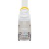 StarTech.com 3m CAT6a Ethernet Cable - White - Low Smoke Zero Halogen (LSZH) - 10GbE 500MHz 100W PoE++ Snagless RJ-45 w/Strain - Image 4