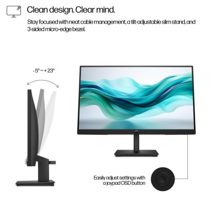 HP Series 3 Pro 21.5 inch FHD Monitor - 322pf - Image 8