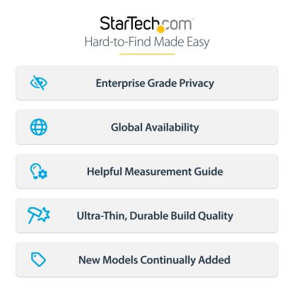 StarTech.com 4-Way Privacy Screen For 12.9-inch iPad Pro, 3rd Gen and Up, For Portrait/Landscape, Touch-Enabled, +/- 30 Deg. Vie - Image 9