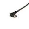 StarTech.com 3 ft Mini USB Cable - A to Right Angle Mini B - Image 2