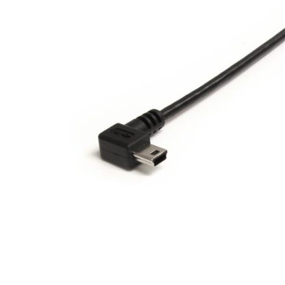 StarTech.com 3 ft Mini USB Cable - A to Right Angle Mini B - Image 2