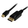 StarTech.com 2m (6ft) Mini DisplayPort to DisplayPort 1.2 Cable - 4K x 2K UHD Mini DisplayPort to DisplayPort Adapter Cable - M