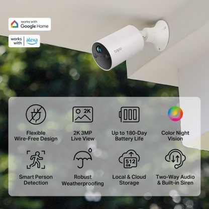 TP-Link Tapo C410 2-pack Bullet IP security camera Outdoor 2304 x 1296 pixels Ceiling/wall - Image 5