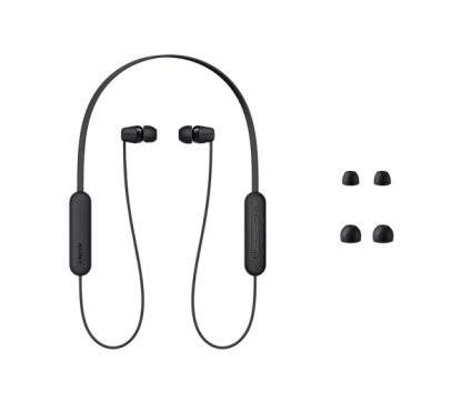 Sony WI-C100 Headset Wireless In-ear Calls/Music Bluetooth Black - Image 4