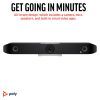 POLY Studio X52 All-In-One Video Bar with TC10 Controller Kit - Image 2
