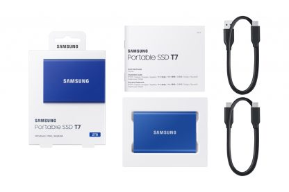 Samsung Portable SSD T7 2 TB USB Type-C 3.2 Gen 2 (3.1 Gen 2) Blue - Image 6