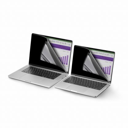 StarTech.com 15.6-inch 16:10 Flip-Up Privacy Screen with Touch, Anti-Glare Blue Light Filter, Laptop Monitor Screen Protector, + - Image 7