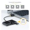 StarTech.com ST4200MINI2-USB-HUB interface hub USB 2.0 480 Mbit/s Black - Image 8