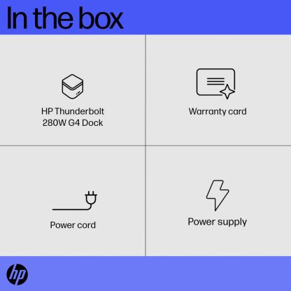 HP Thunderbolt Dock 280W G4 w/Combo Cable - Image 14