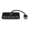 StarTech.com ST4200MINI2-USB-HUB interface hub USB 2.0 480 Mbit/s Black - Image 2