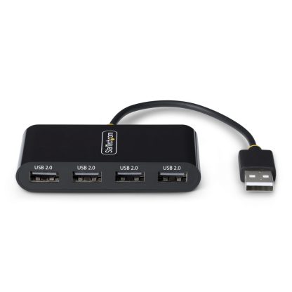 StarTech.com ST4200MINI2-USB-HUB interface hub USB 2.0 480 Mbit/s Black - Image 2
