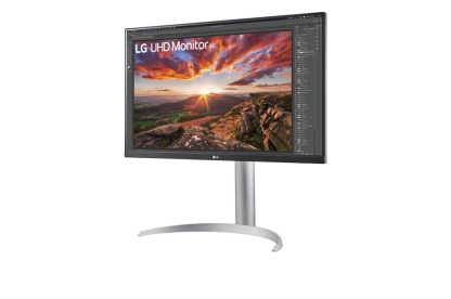 LG 27UP850N-W LED display 68.6 cm (27") 3840 x 2160 pixels 4K Ultra HD Silver, Black - Image 4
