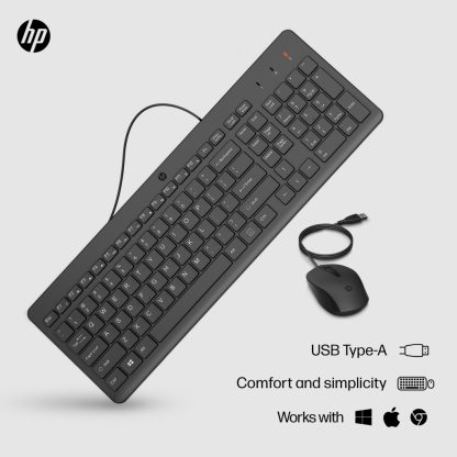 HP 150 Wired Mouse and Keyboard - Image 5