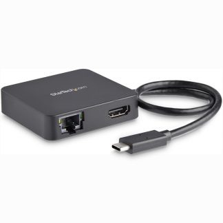 StarTech.com USB C Multiport Adapter - Portable USB-C Mini Dock 4K HDMI Video - Gigabit Ethernet, USB 3.0 Hub (1x USB-A 1x USB-