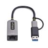 StarTech.com 2.5GbE USB-C to Ethernet Adapter with USB-A Converter, NBASE-T NIC, USB 3.0 Type-C 2.5/1G Multi Speed Network, Thu - Image 4