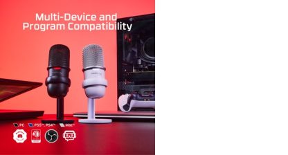 HyperX SoloCast - USB Microphone (White) Game console microphone - Image 3