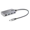 StarTech.com 3-Port USB Hub with Ethernet - 3x USB-A Ports - Gigabit Ethernet (RJ-45) - USB 3.0 5Gbps - Bus-Powered - 1ft/30cm