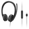 Lenovo 4XD1P83425 headphones/headset Wired Head-band Calls/Music USB Type-A Black - Image 3