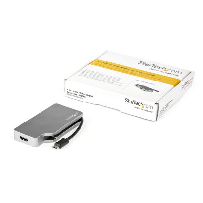 StarTech.com USB C Multiport Video Adapter w/ HDMI, VGA, Mini DisplayPort or DVI - USB Type C Monitor Adapter to HDMI 2.0 or mD - Image 2
