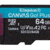 Kingston Technology Canvas Go! Plus 64GB microSDXC Canvas Go Plus 170R A2 U3 V30 Card + ADP - Image 5