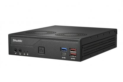 Shuttle Slim PC DH770 , S1700, 2x HDMI, 2x DP , 2x 2.5G LAN, 2x COM, 8x USB, 1x 2.5", 2x M.2, 24/7 permanent operation, incl. V - Image 4