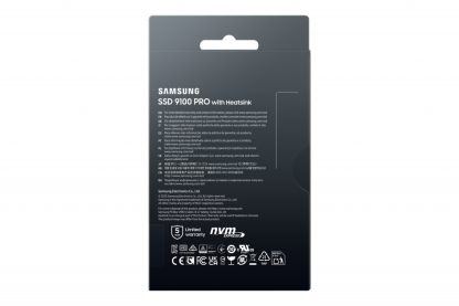 Samsung 9100 PRO Heatsink PCIe® 5.0 NVMe™ M.2 SSD - 4 TB - Image 3