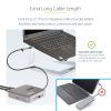 StarTech.com USB C Multiport Adapter, Dual 4K 60Hz HDMI 2.0b, HDR10, 2x 10Gbps USB Hub, 100W PD Pass-Through, GbE, SD, 14"/35cm - Image 11