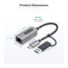 StarTech.com 2.5GbE USB-C to Ethernet Adapter with USB-A Converter, NBASE-T NIC, USB 3.0 Type-C 2.5/1G Multi Speed Network, Thu - Image 12
