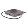 StarTech.com USB C Multiport Adapter, Dual 4K 60Hz HDMI 2.0b, HDR10, 2x 10Gbps USB Hub, 100W PD Pass-Through, GbE, SD, 14"/35cm